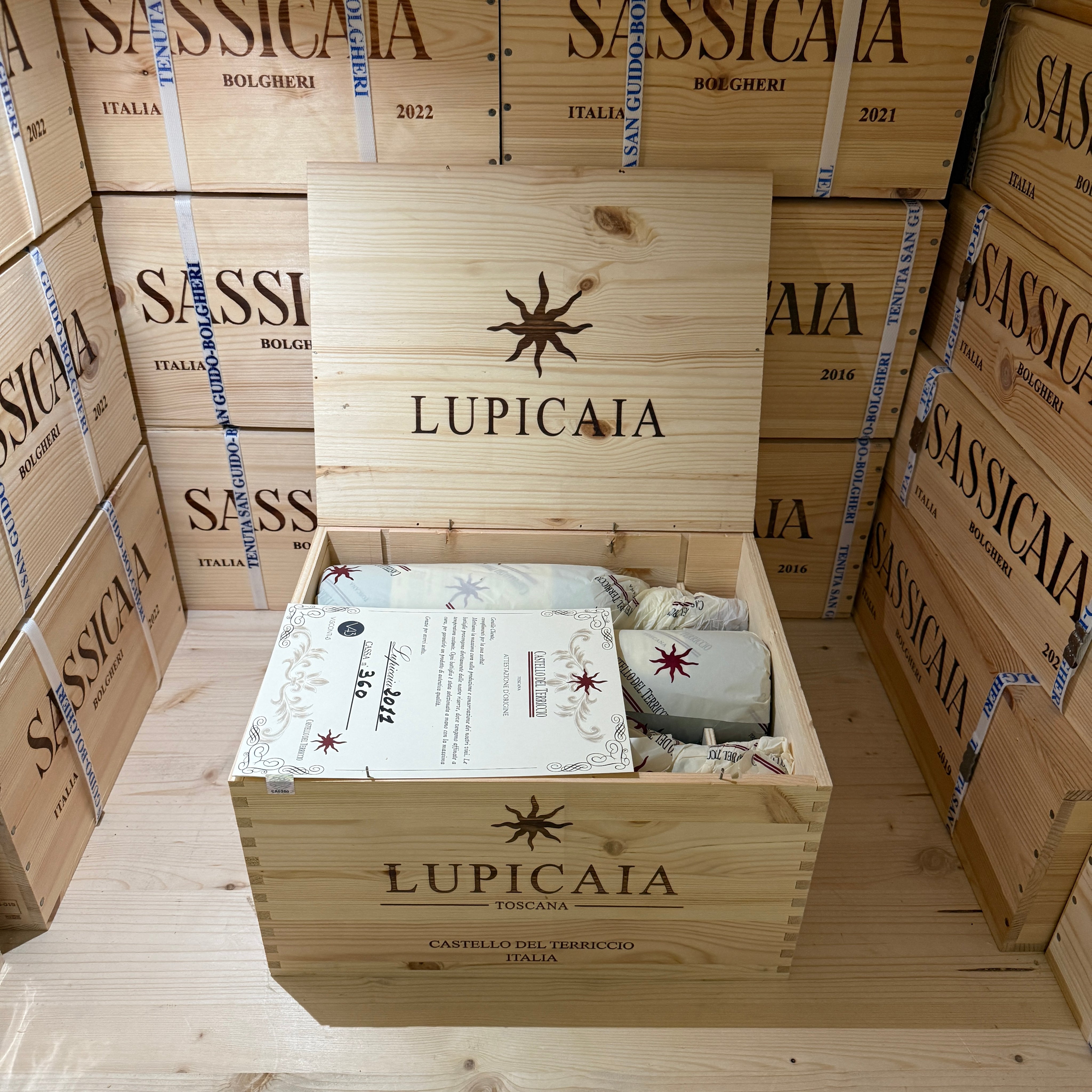 Lupicaia 2011 IGT Toscana Rosso Castello del Terriccio - Cassa Legno 6 Bottiglie