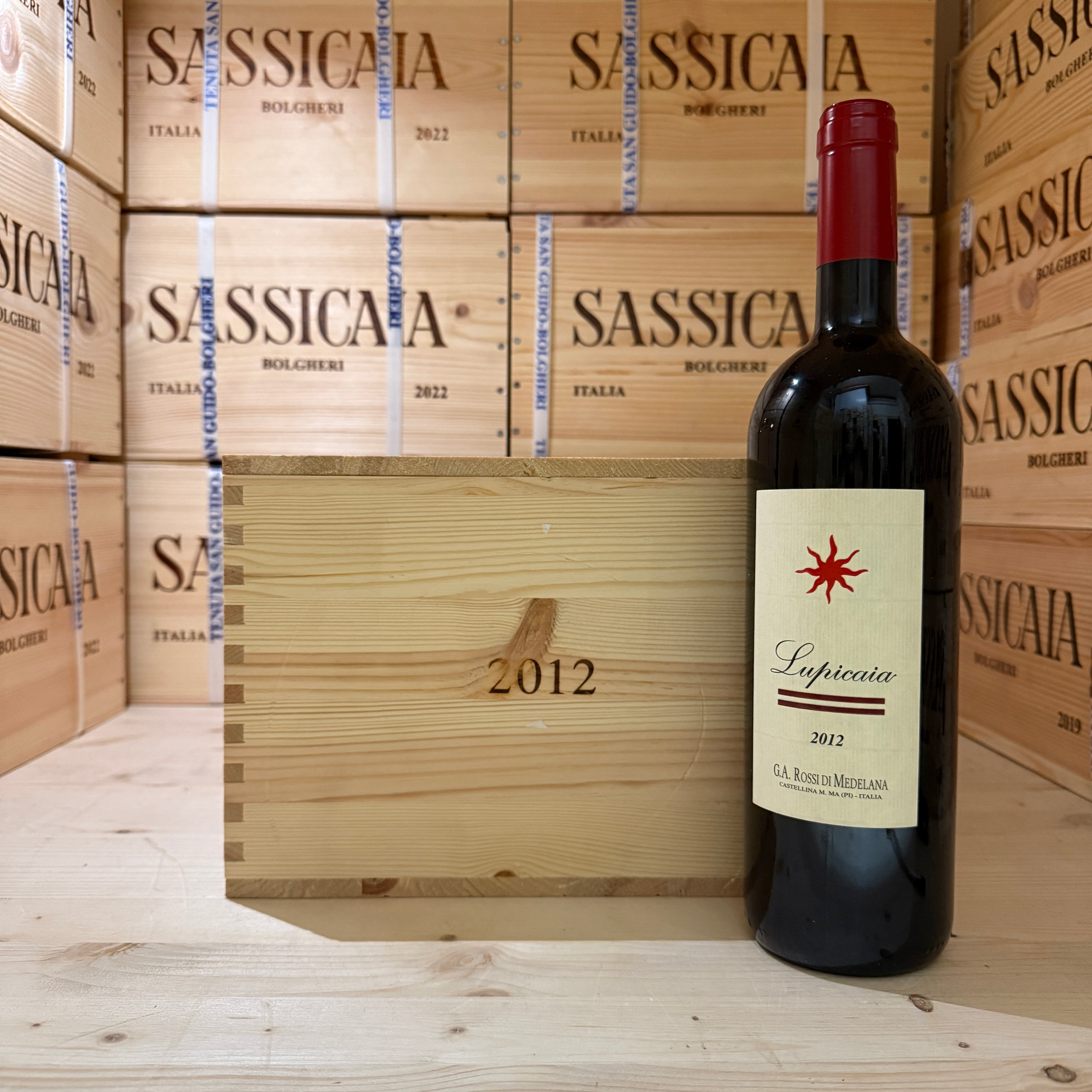 Lupicaia 2012 IGT Toscana Rosso Castello del Terriccio - Cassa Legno 6 Bottiglie