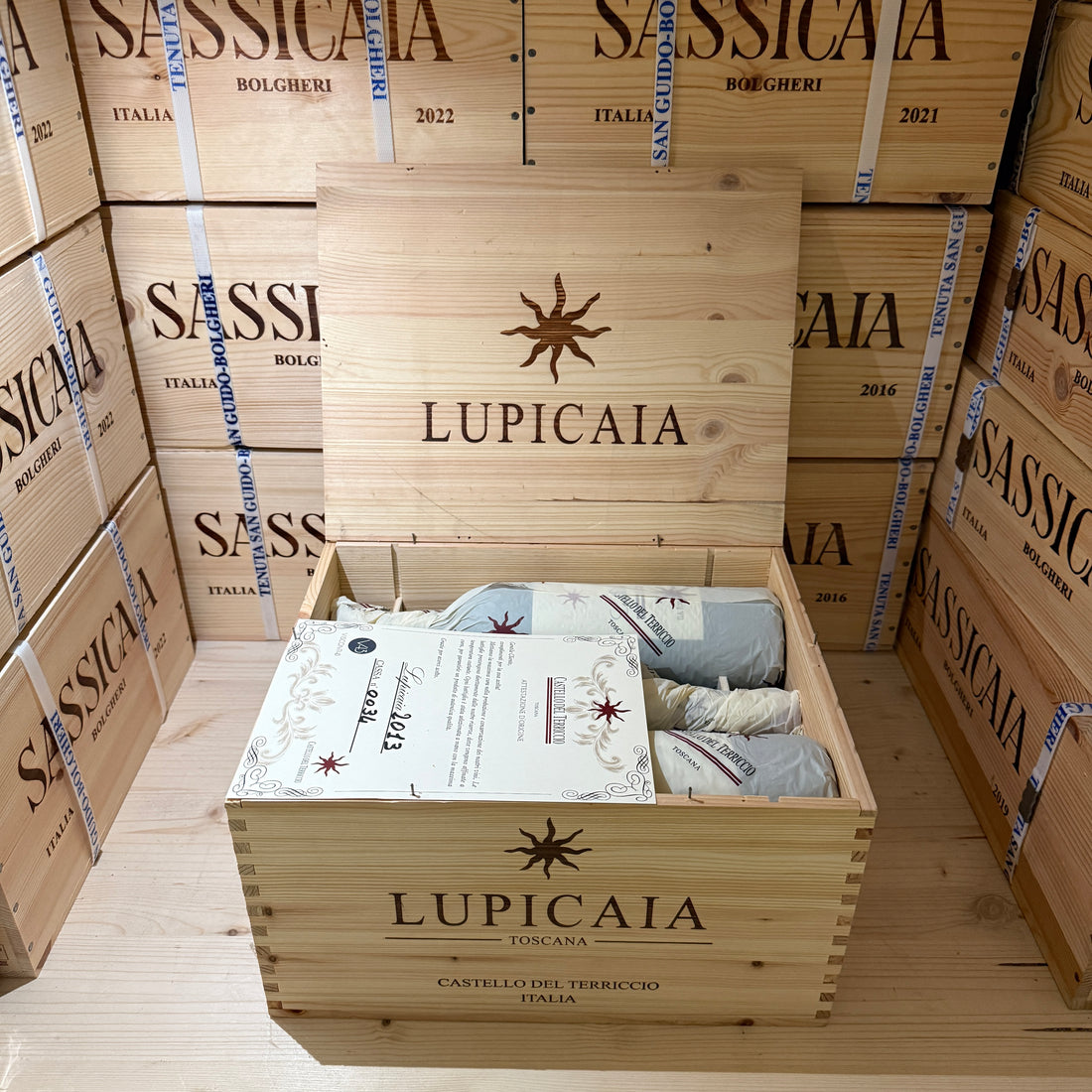 Lupicaia 2013 IGT Toscana Rosso Castello del Terriccio - Cassa Legno 6 Bottiglie