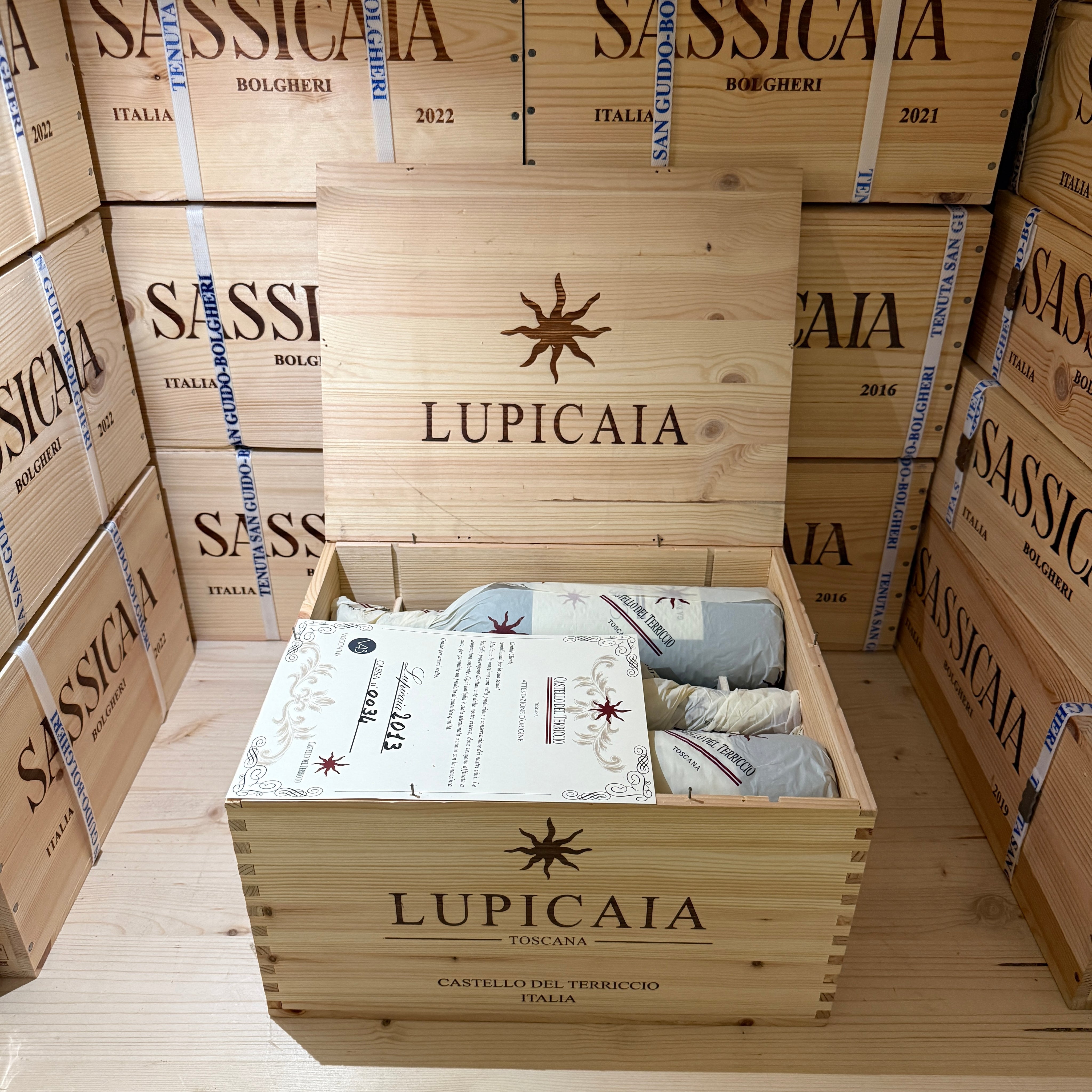 Lupicaia 2013 IGT Toscana Rosso Castello del Terriccio - Cassa Legno 6 Bottiglie