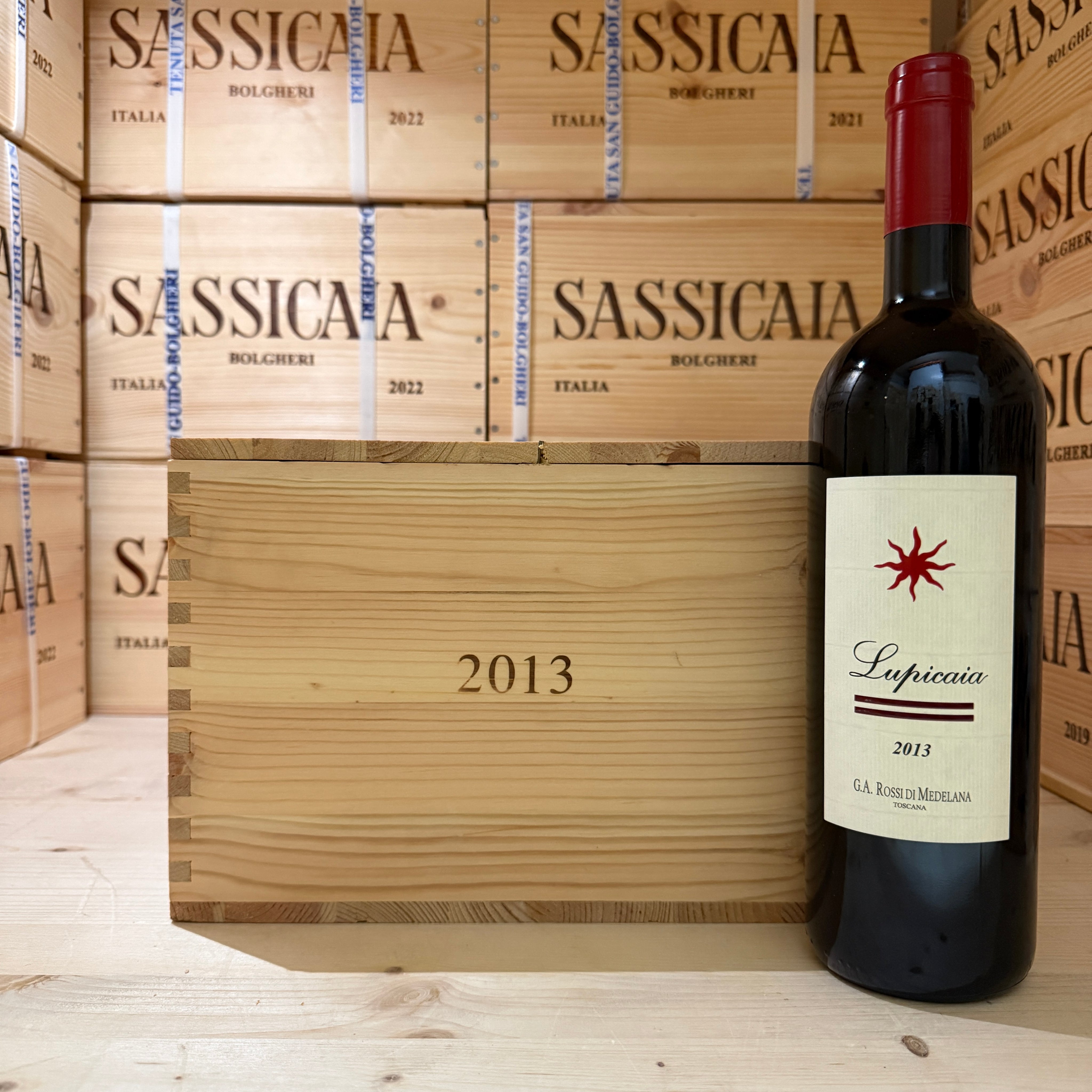 Lupicaia 2013 IGT Toscana Rosso Castello del Terriccio - Cassa Legno 6 Bottiglie