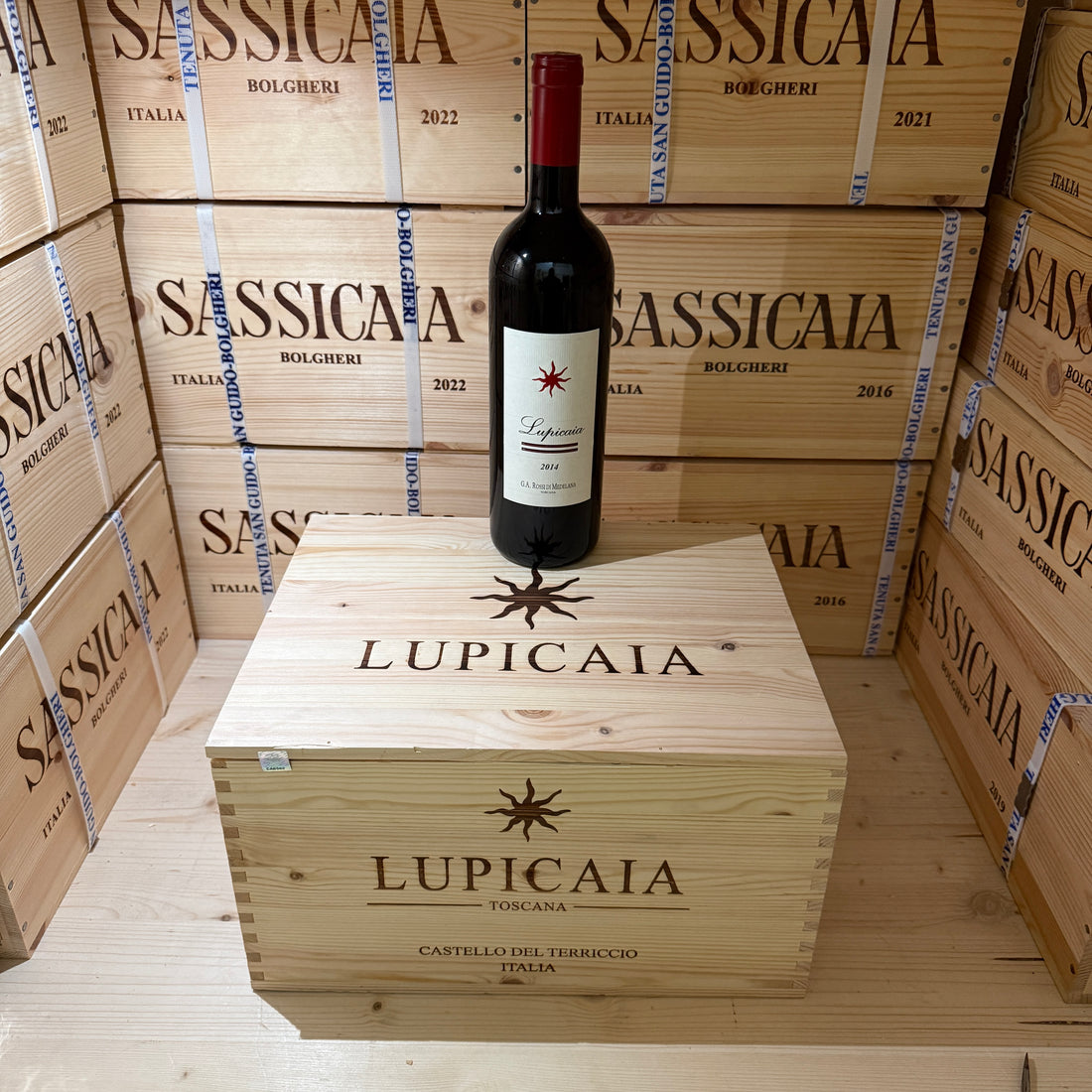 Lupicaia 2014 IGT Toscana Rosso Castello del Terriccio - Cassa Legno 6 Bottiglie