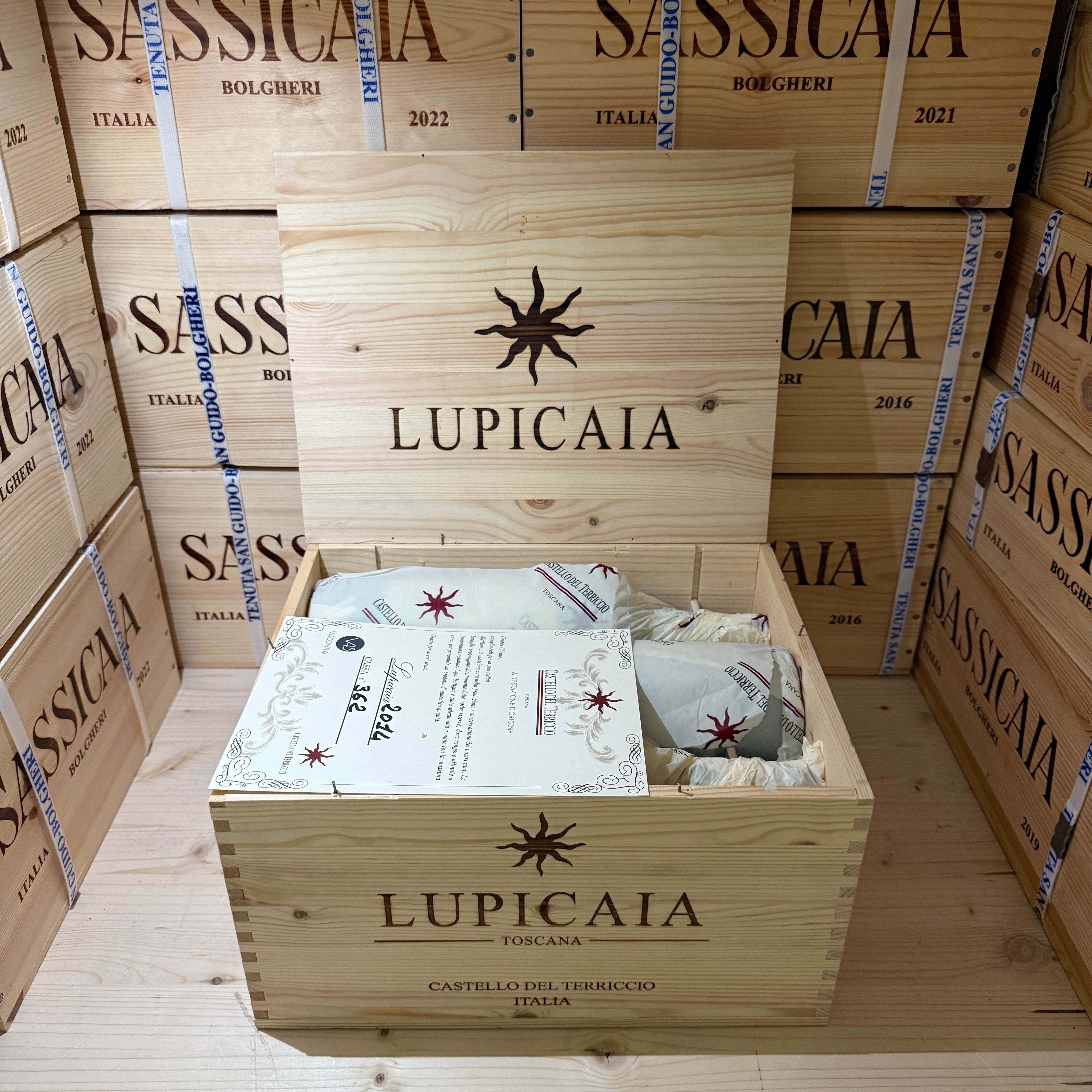 Lupicaia 2014 IGT Toscana Rosso Castello del Terriccio - Cassa Legno 6 Bottiglie