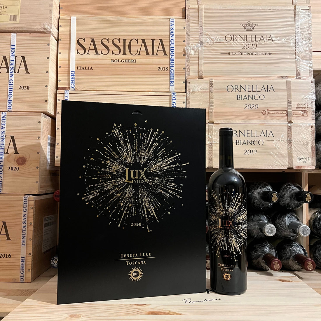 Lux Vitis 2020 Tenuta Luce Marchesi Frescobaldi - Cassa Legno 3 Bottiglie