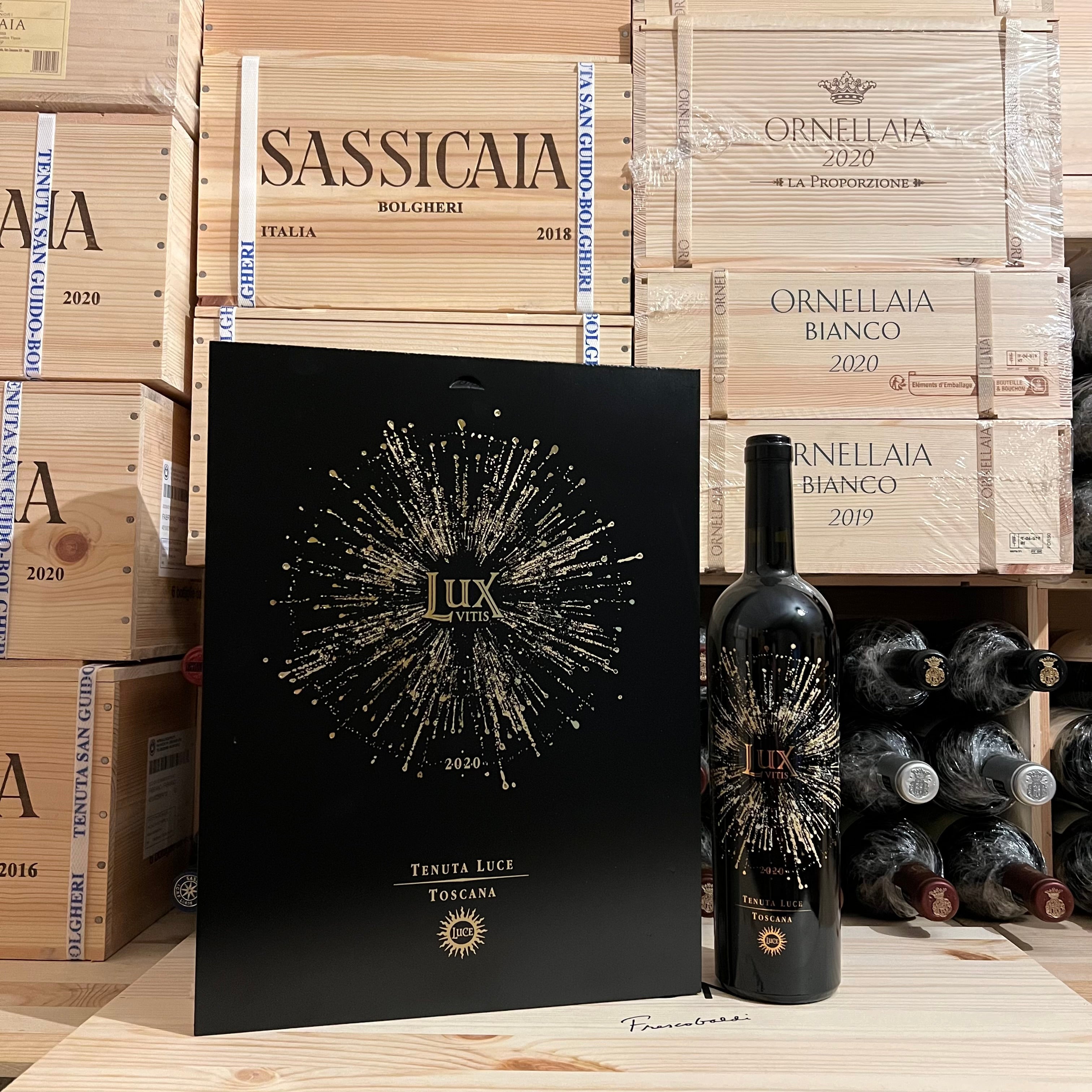 Lux Vitis 2020 Tenuta Luce Marchesi Frescobaldi - Cassa Legno 3 Bottiglie