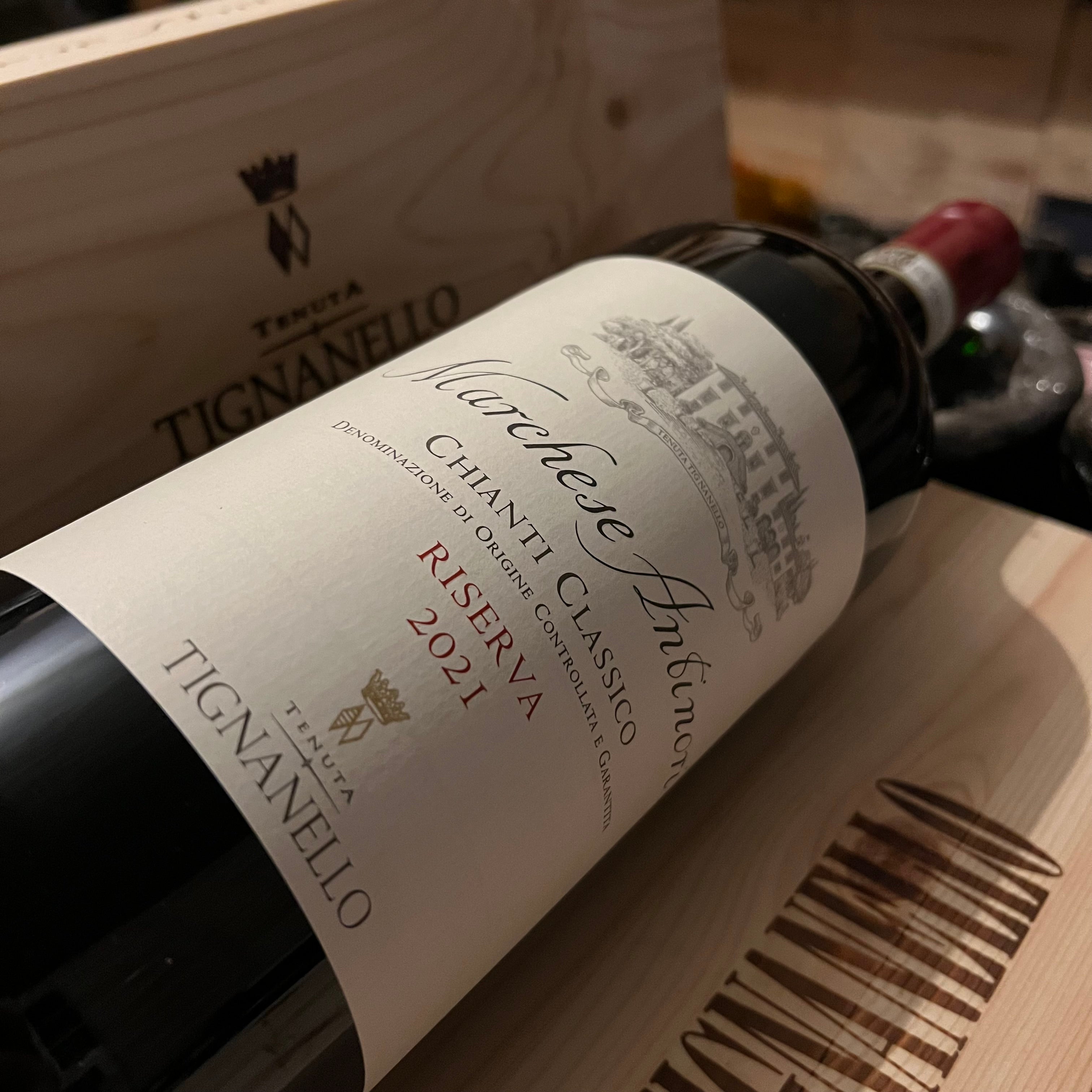 Marchese Antinori Chianti Classico DOCG Riserva 2021 Magnum Tenuta Tignanello - In Cassa Legno