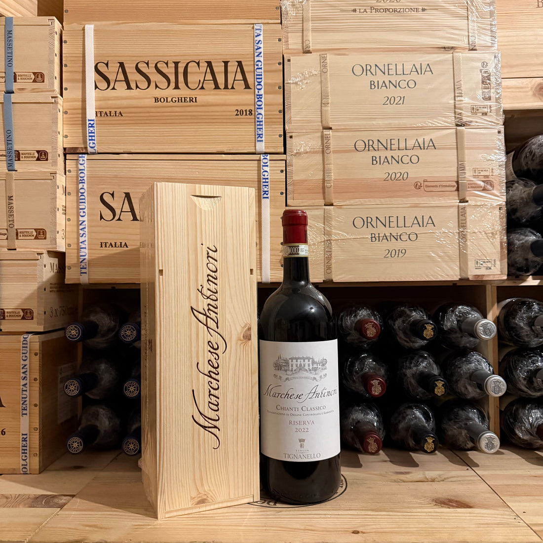 Marchese Antinori Chianti Classico DOCG Riserva 2022 Magnum Tenuta Tignanello - In Cassa Legno
