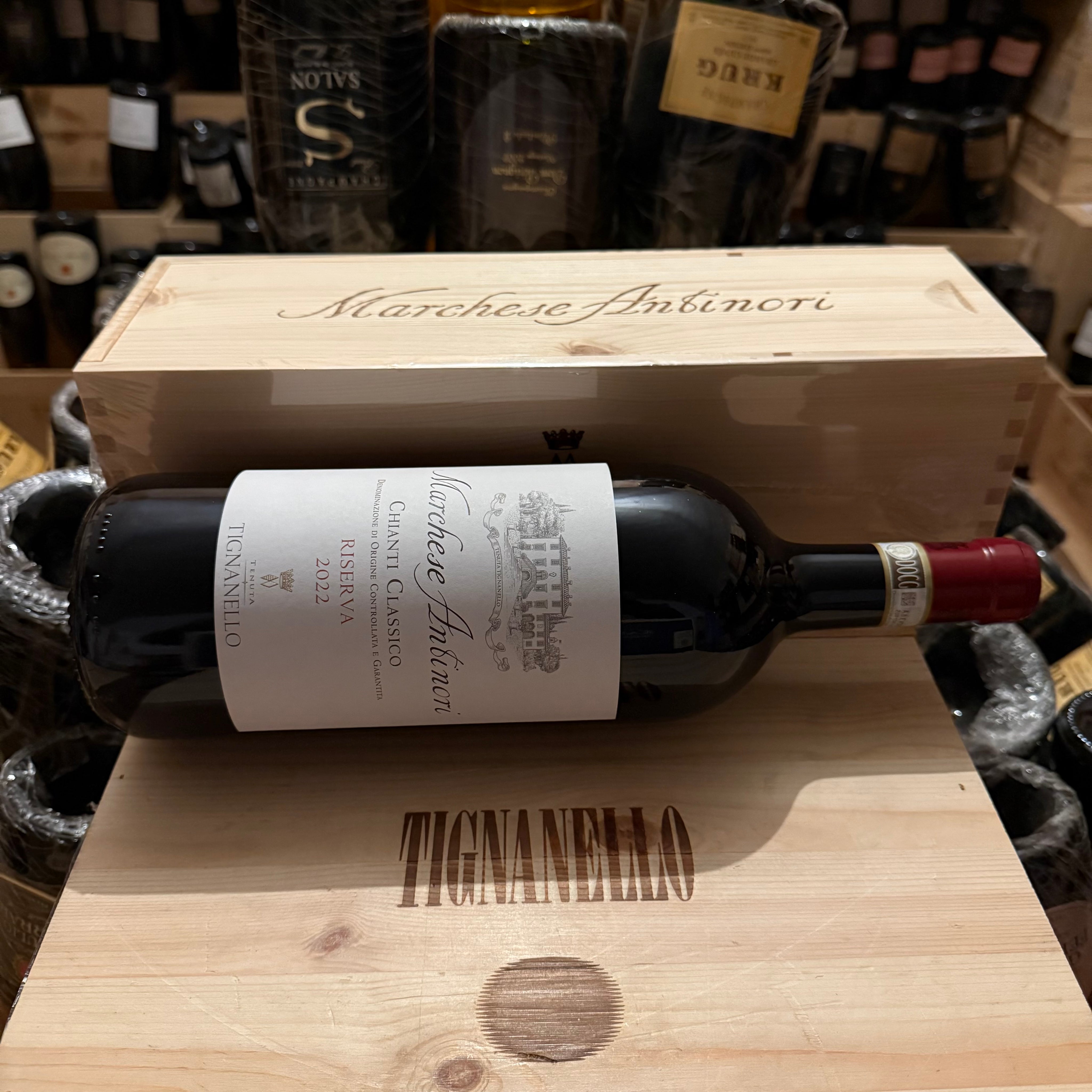 Marchese Antinori Chianti Classico DOCG Riserva 2022 Magnum Tenuta Tignanello - In Cassa Legno