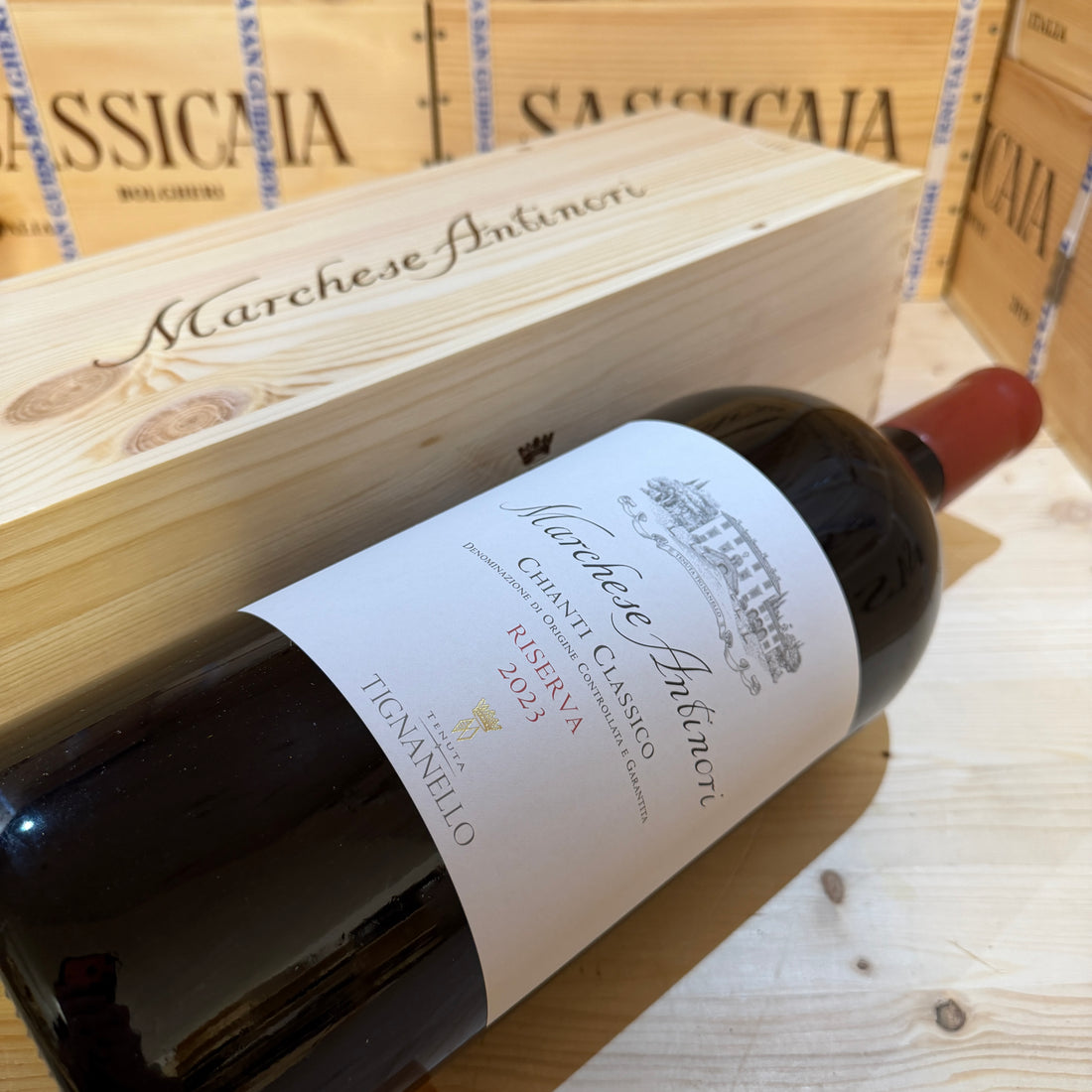 Marchese Antinori Chianti Classico DOCG Riserva 2023 Jeroboam Tenuta Tignanello - in Cassa Legno