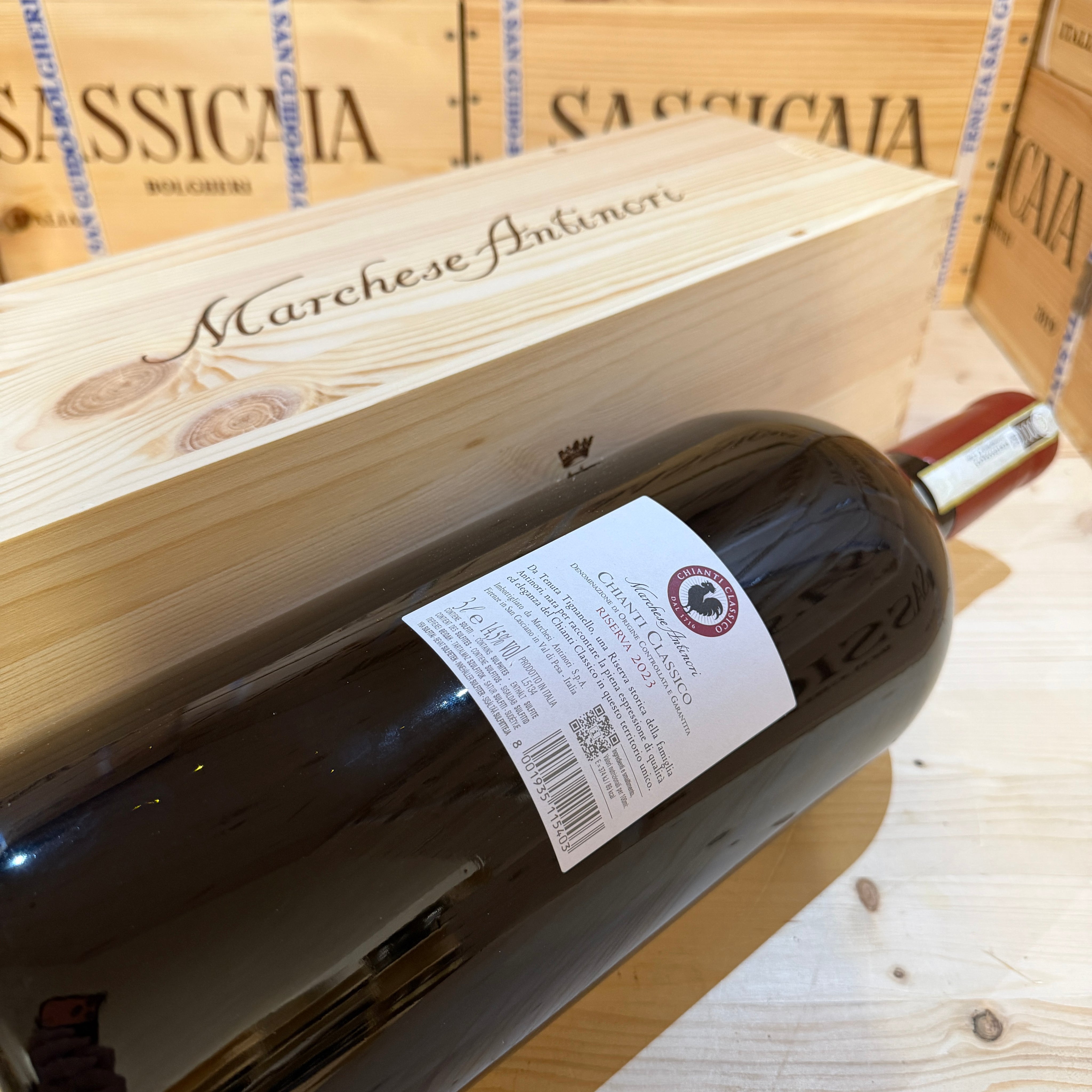 Marchese Antinori Chianti Classico DOCG Riserva 2023 Jeroboam Tenuta Tignanello - in Cassa Legno