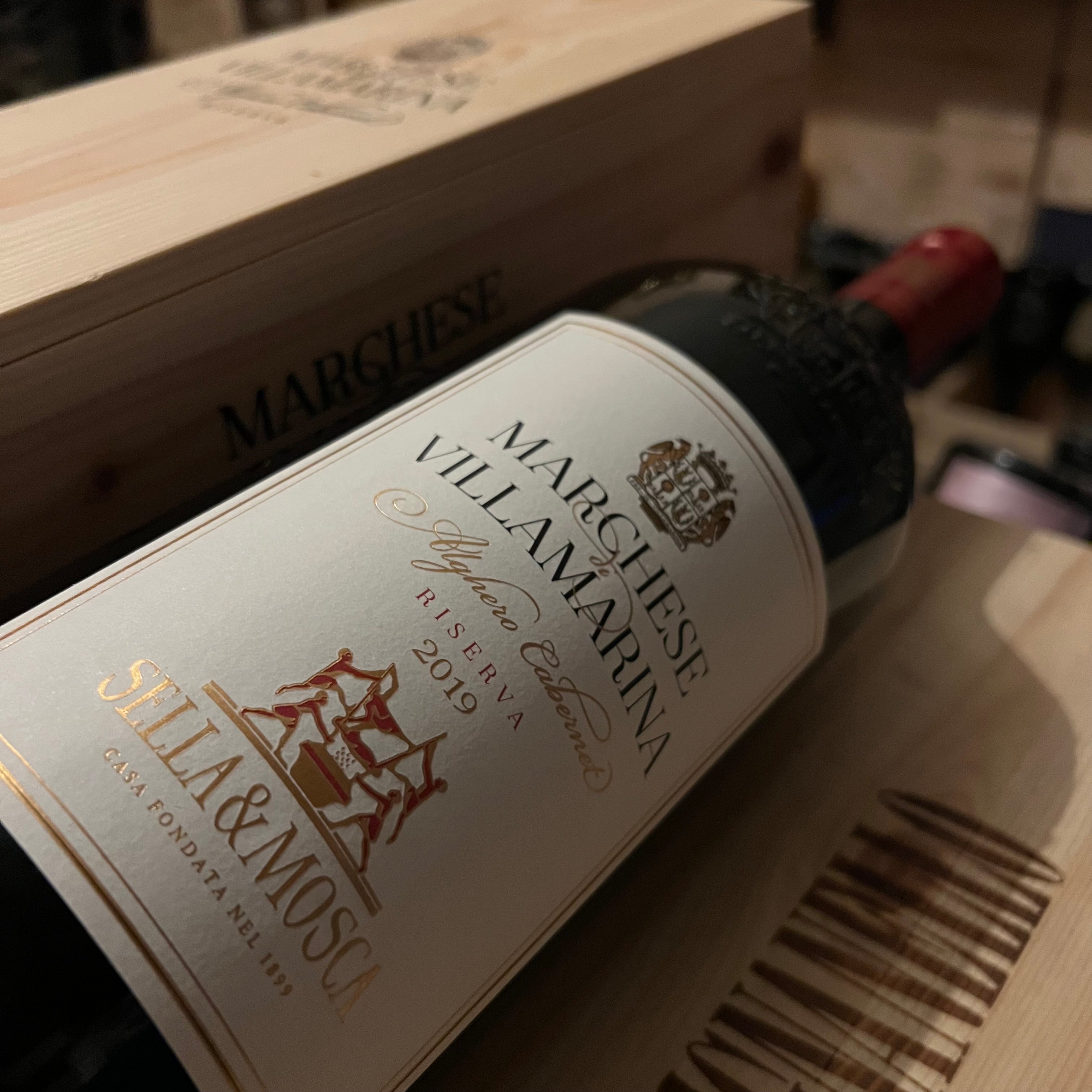 Marchese di Villamarina 2019 Magnum Alghero Cabernet Riserva Sella & Mosca - in Cassa Legno