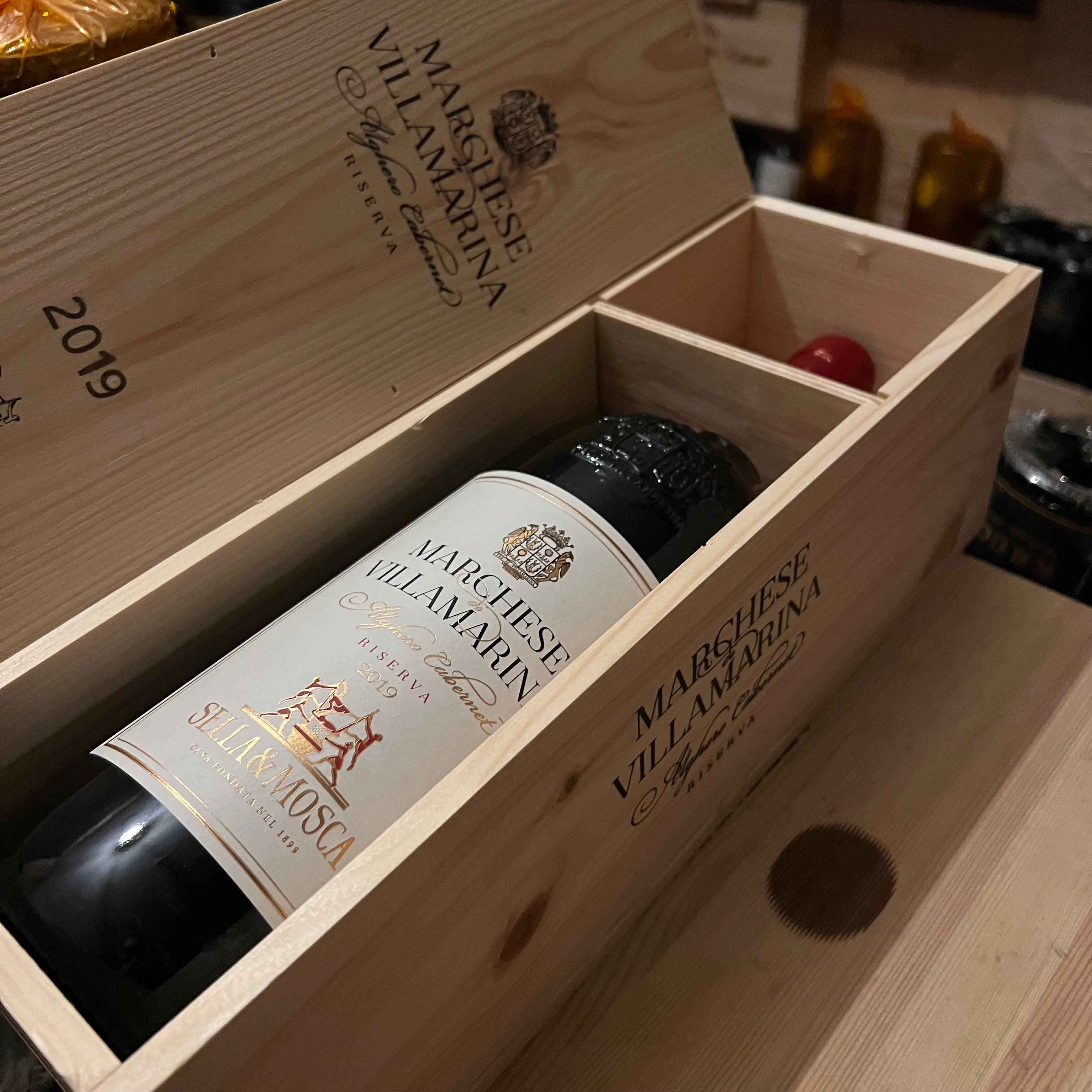 Marchese di Villamarina 2019 Magnum Alghero Cabernet Riserva Sella & Mosca - in Cassa Legno