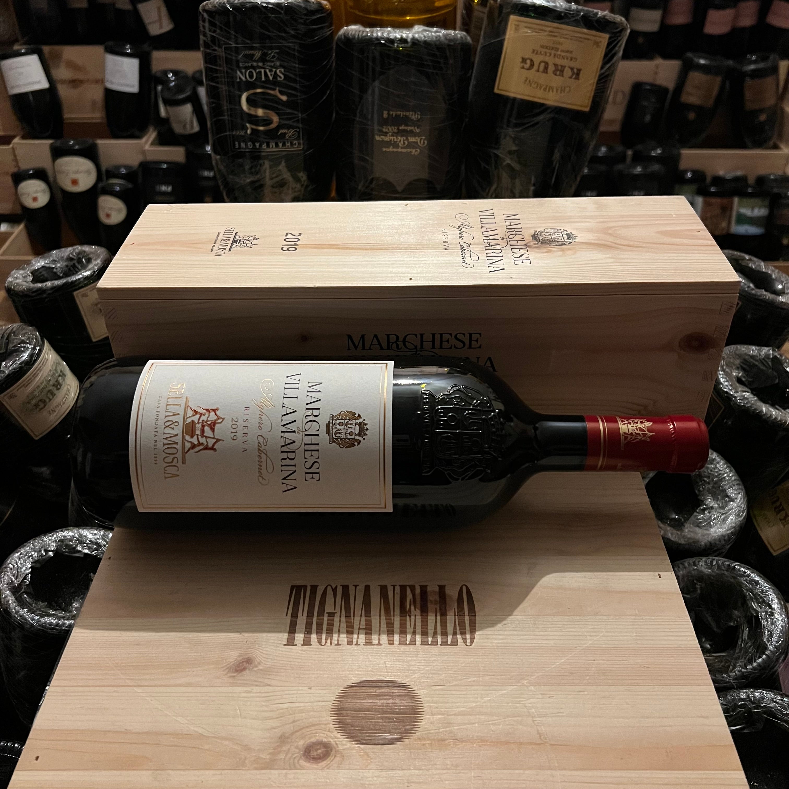 Marchese di Villamarina 2019 Magnum Alghero Cabernet Riserva Sella & Mosca - in Cassa Legno