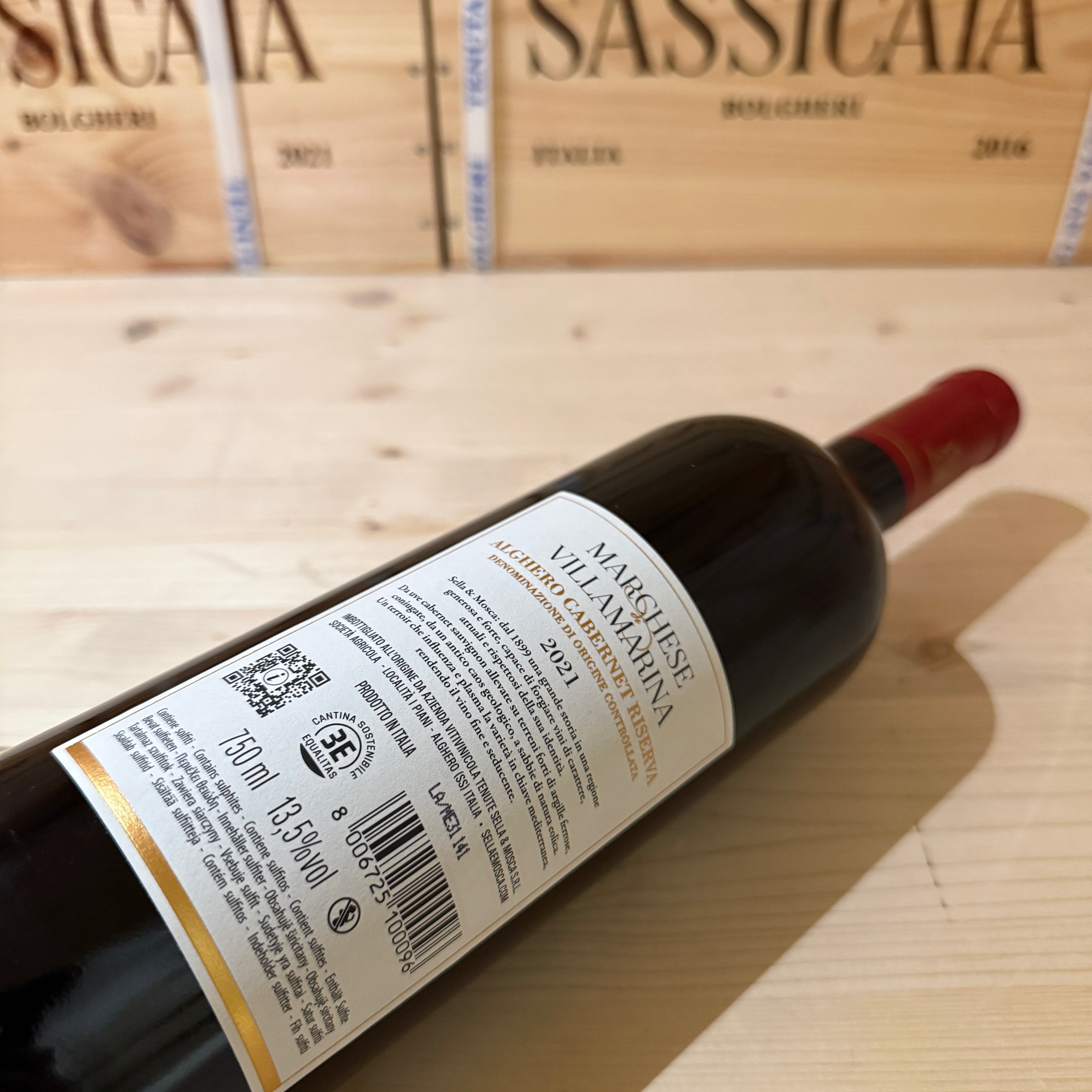 Marchese di Villamarina 2021 Alghero Cabernet Riserva Sella & Mosca