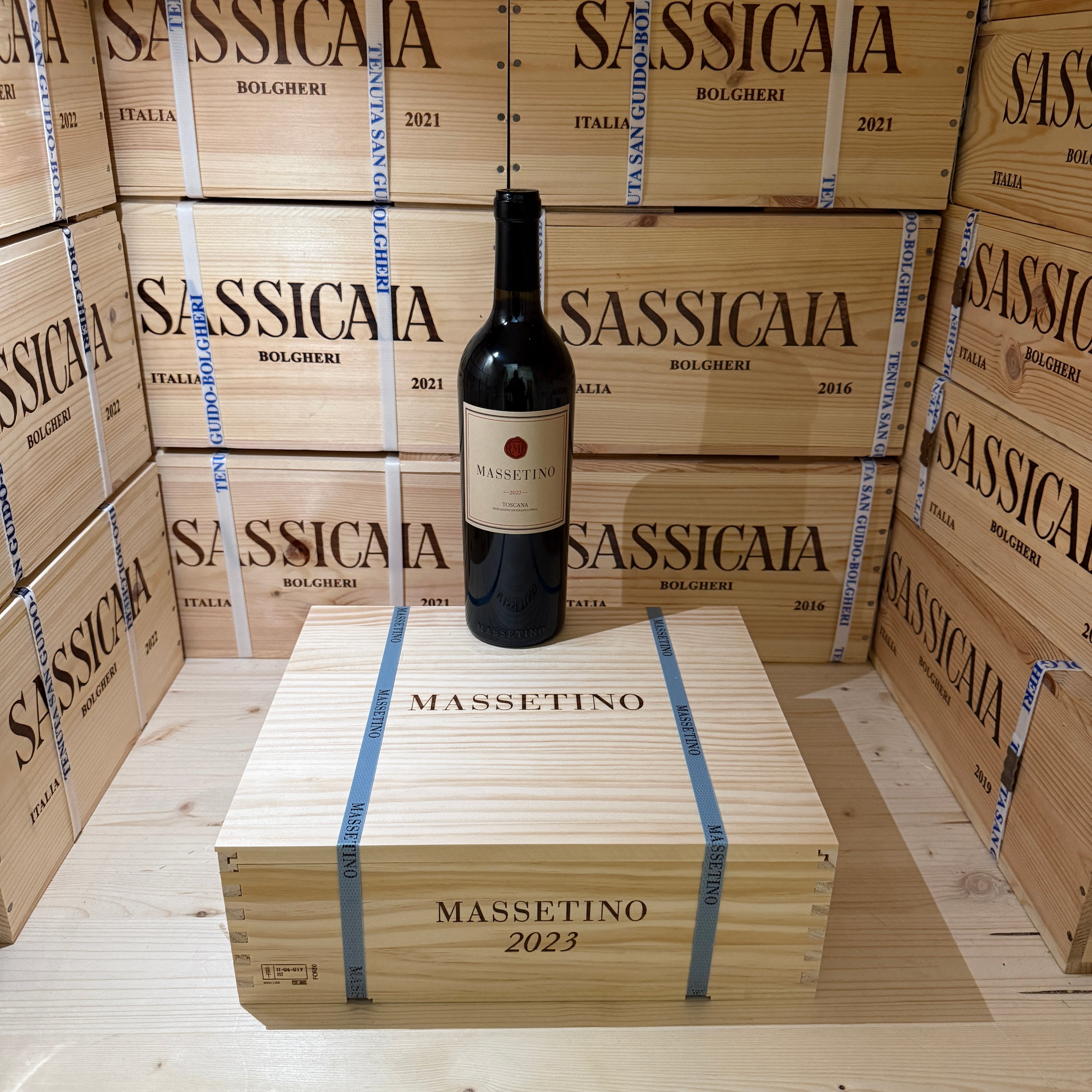 Massetino 2023 Toscana IGT Tenuta Masseto - Cassa Legno 3 Bottiglie