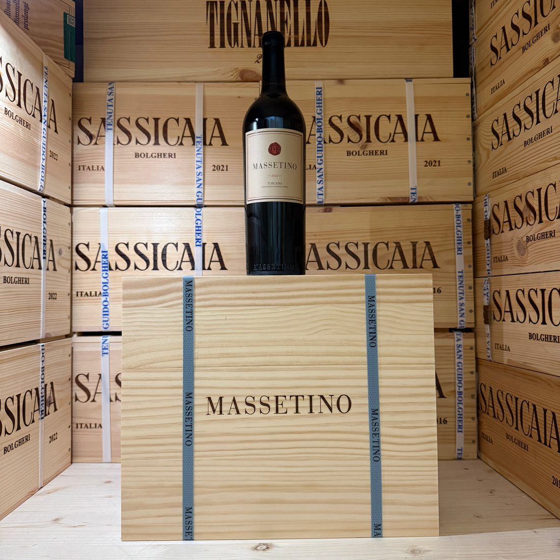 Massetino 2023 Toscana IGT Tenuta Masseto - Cassa Legno 3 Bottiglie