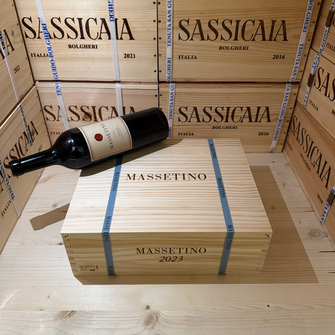 Massetino 2023 Toscana IGT Tenuta Masseto - Cassa Legno 3 Bottiglie