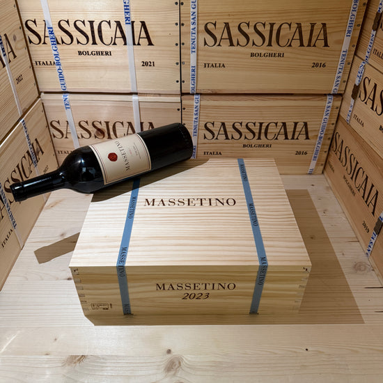 Massetino 2023 Toscana IGT Tenuta Masseto - Cassa Legno 3 Bottiglie
