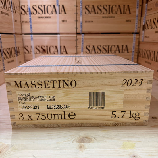 Massetino 2023 Toscana IGT Tenuta Masseto - Cassa Legno 3 Bottiglie