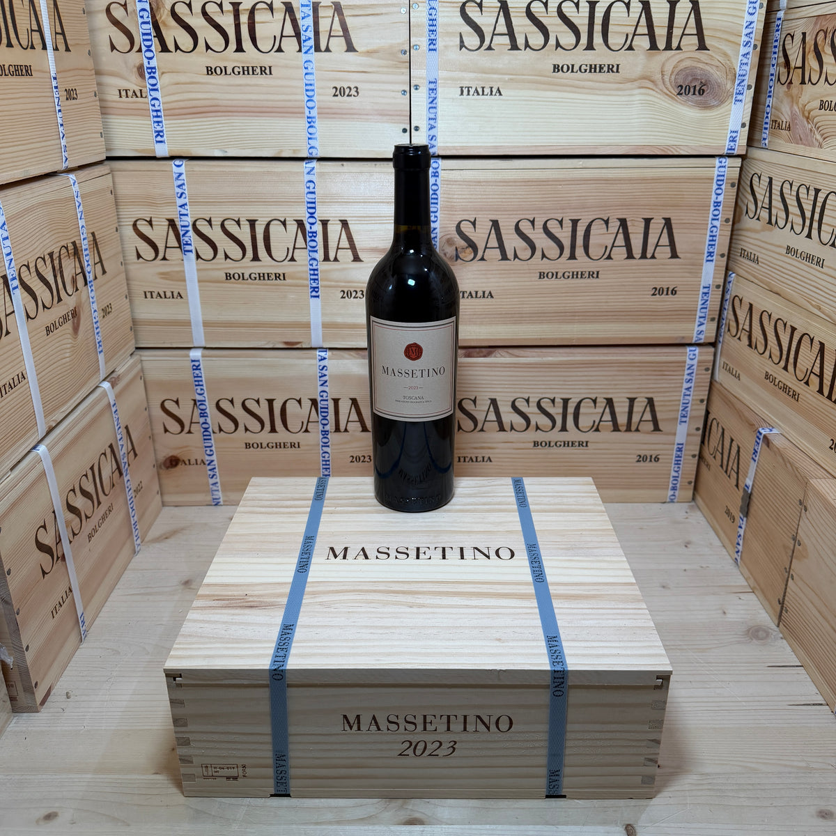 Massetino 2023 Toscana IGT Tenuta Masseto - Cassa Legno 3 Bottiglie Release 2026