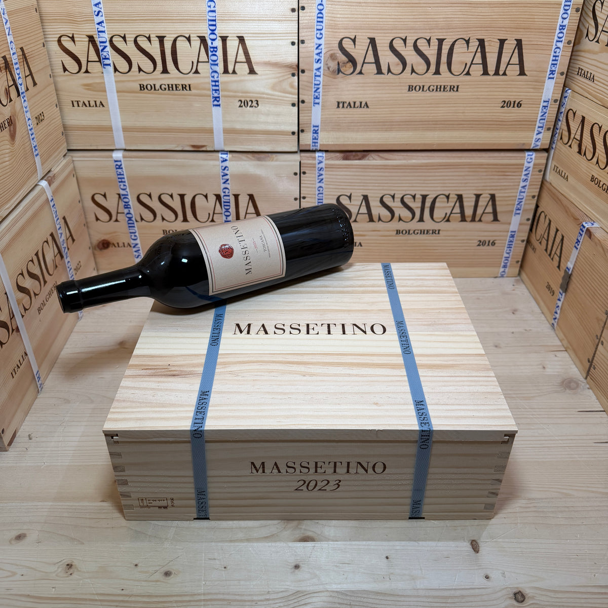 Massetino 2023 Toscana IGT Tenuta Masseto - Cassa Legno 3 Bottiglie Release 2026