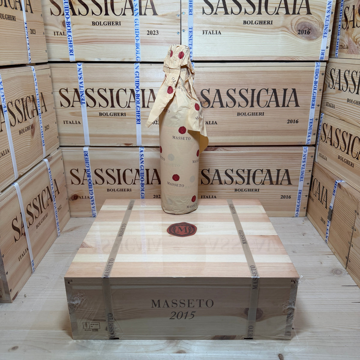 Masseto 2015 Toscana IGT Tenuta Masseto - Cassa Legno 3 Bottiglie Release 2026
