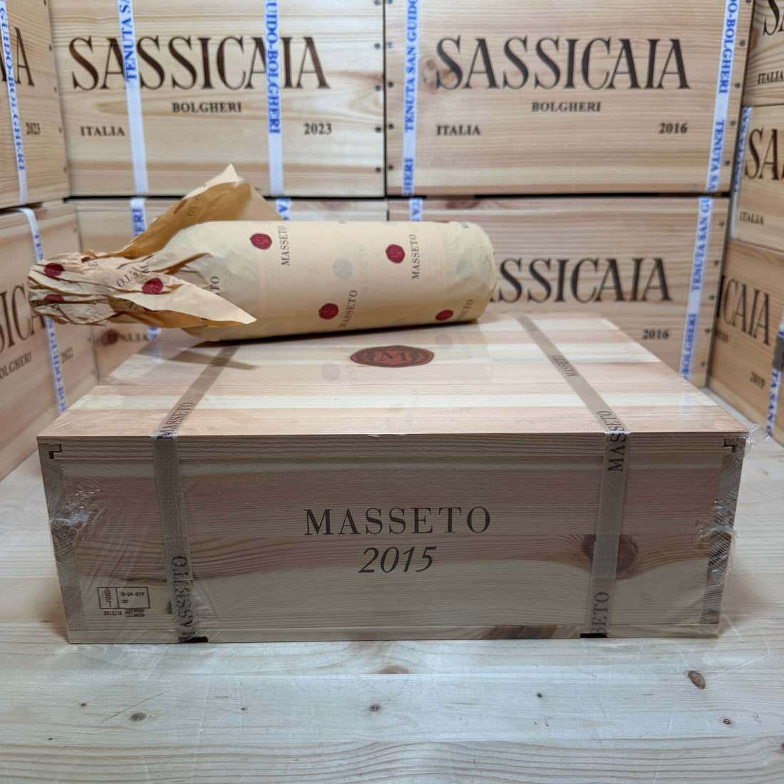 Masseto 2015 Toscana IGT Tenuta Masseto - Cassa Legno 3 Bottiglie Release 2026