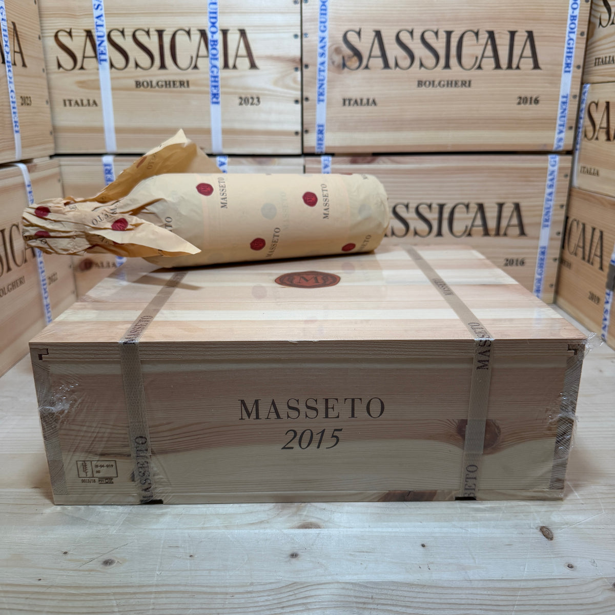 Masseto 2015 Toscana IGT Tenuta Masseto - Cassa Legno 3 Bottiglie Release 2026