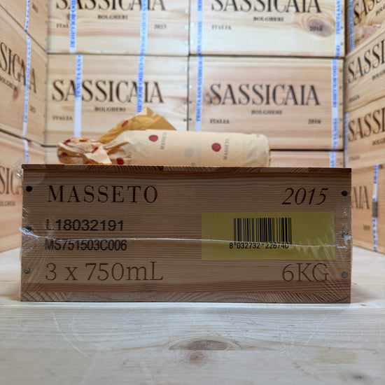Masseto 2015 Toscana IGT Tenuta Masseto - Cassa Legno 3 Bottiglie Release 2026