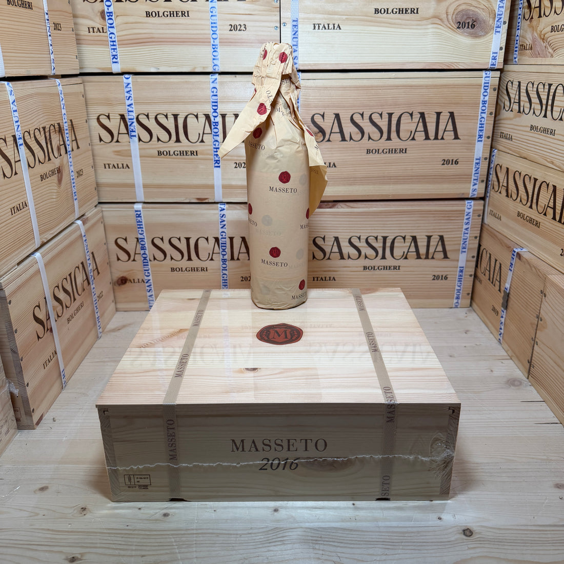Masseto 2016 Toscana IGT Tenuta Masseto - Cassa Legno 3 Bottiglie Release 2026