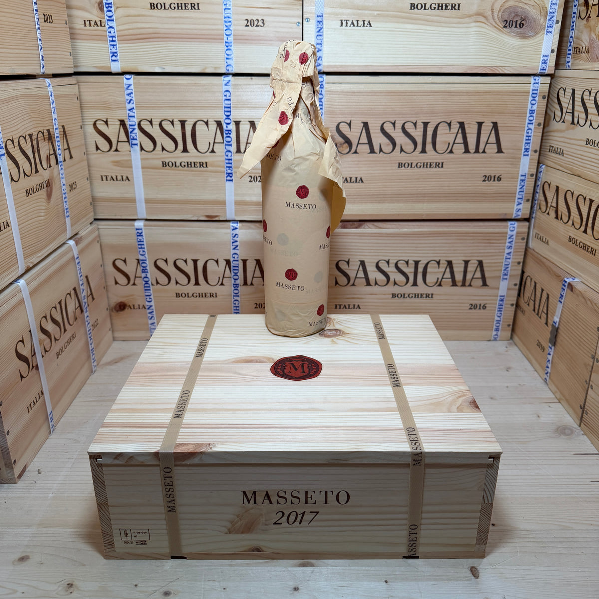 Masseto 2017 Toscana IGT Tenuta Masseto - Cassa Legno 3 Bottiglie Release 2026