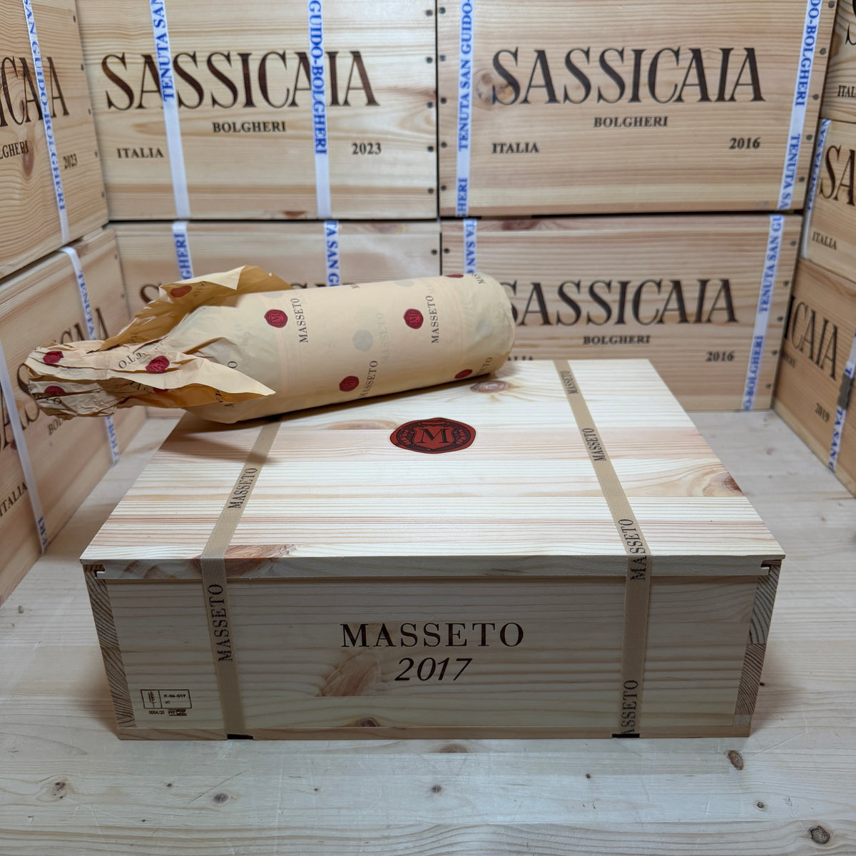 Masseto 2017 Toscana IGT Tenuta Masseto - Cassa Legno 3 Bottiglie Release 2026
