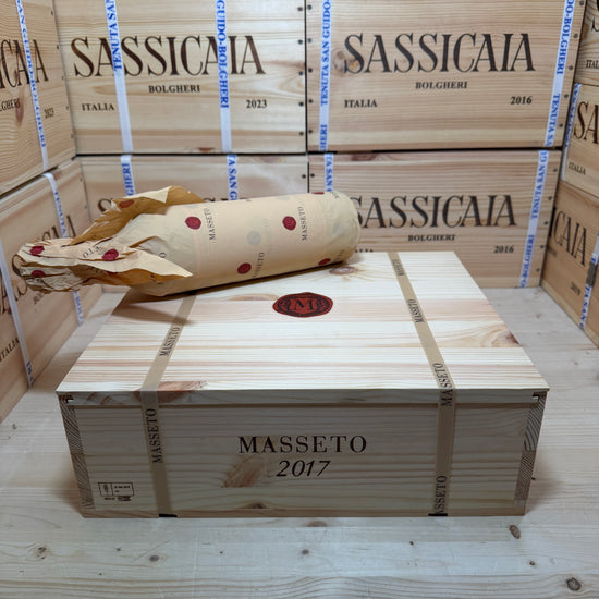 Masseto 2017 Toscana IGT Tenuta Masseto - Cassa Legno 3 Bottiglie Release 2026