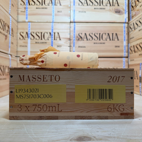 Masseto 2017 Toscana IGT Tenuta Masseto - Cassa Legno 3 Bottiglie Release 2026
