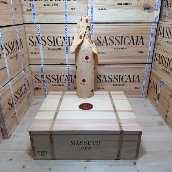 Masseto 2018 Toscana IGT Tenuta Masseto - Cassa Legno 3 Bottiglie Release 2026