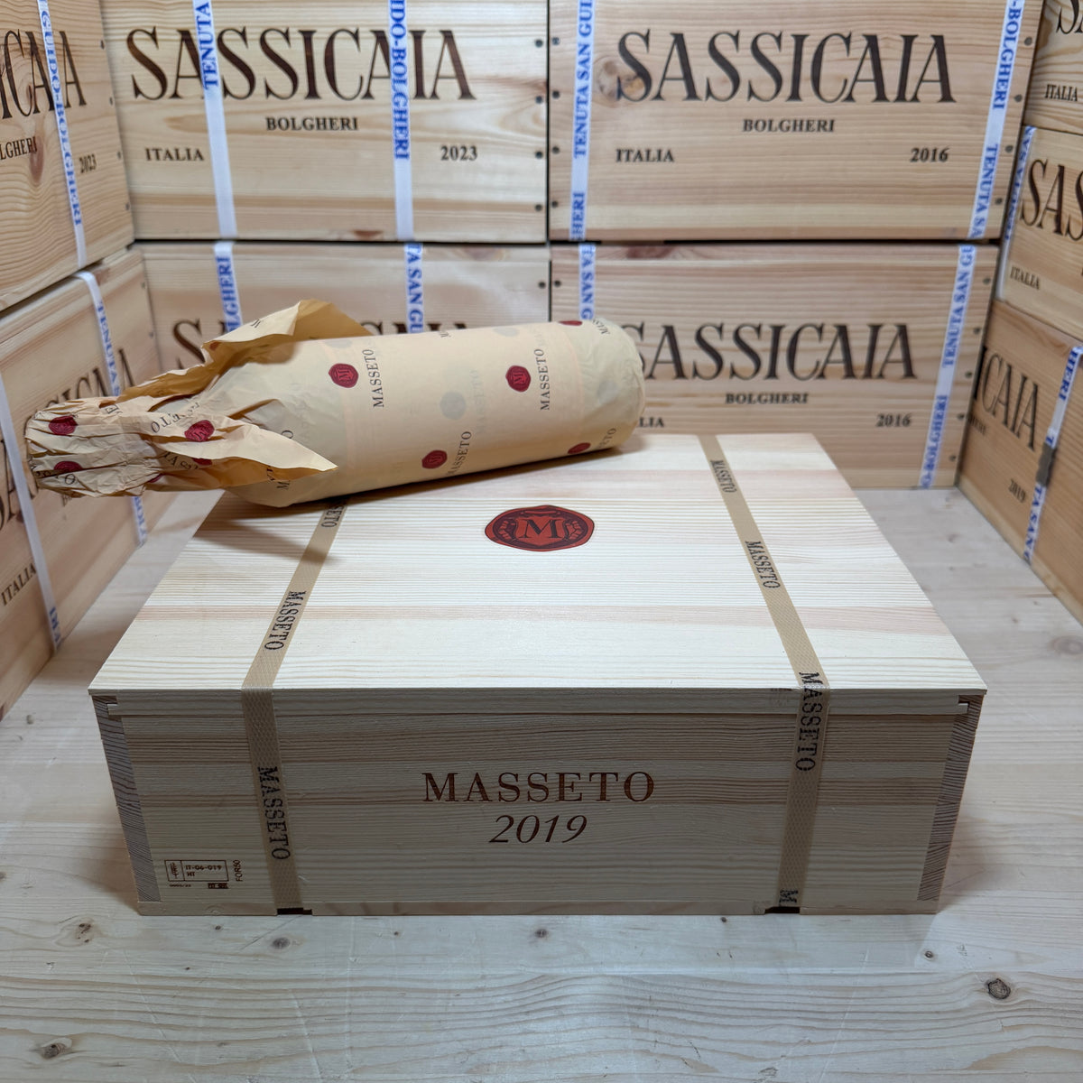 Masseto 2019 Toscana IGT Tenuta Masseto - Cassa Legno 3 Bottiglie Release 2026