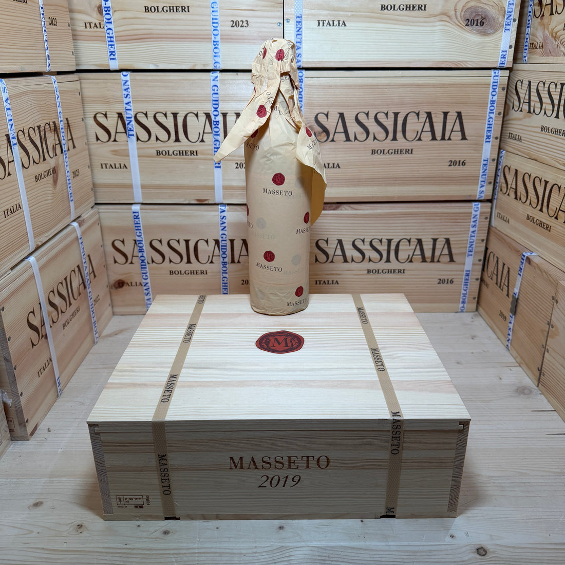 Masseto 2019 Toscana IGT Tenuta Masseto - Cassa Legno 3 Bottiglie Release 2026