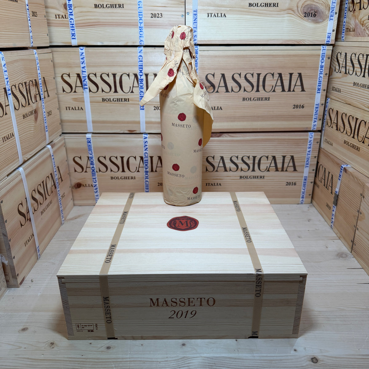 Masseto 2019 Toscana IGT Tenuta Masseto - Cassa Legno 3 Bottiglie Release 2026
