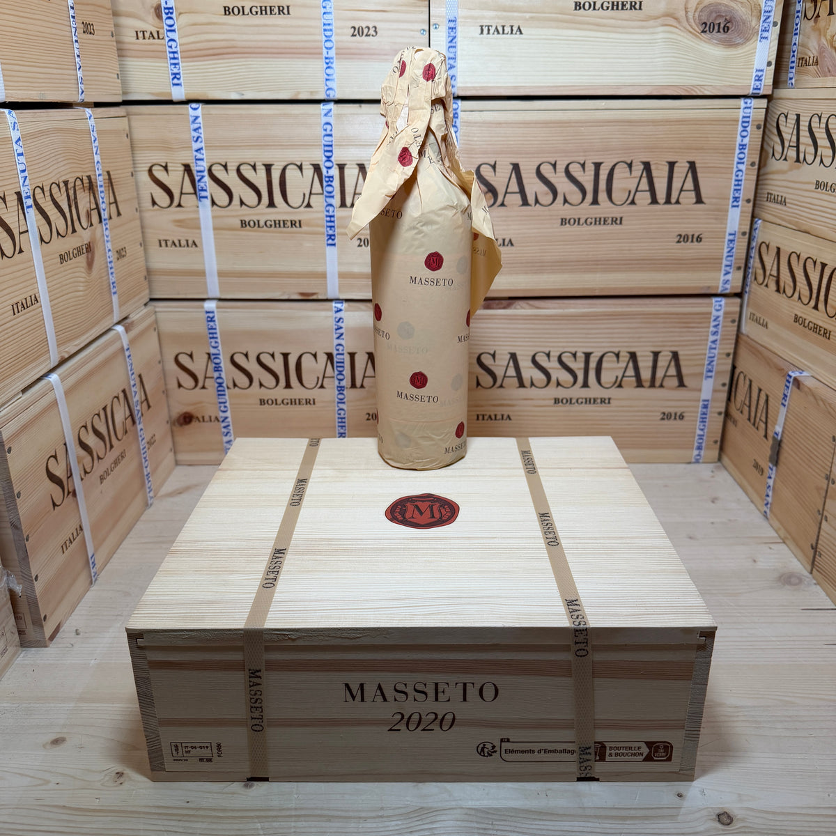 Masseto 2020 Toscana IGT Tenuta Masseto - Cassa Legno 3 Bottiglie Release 2026