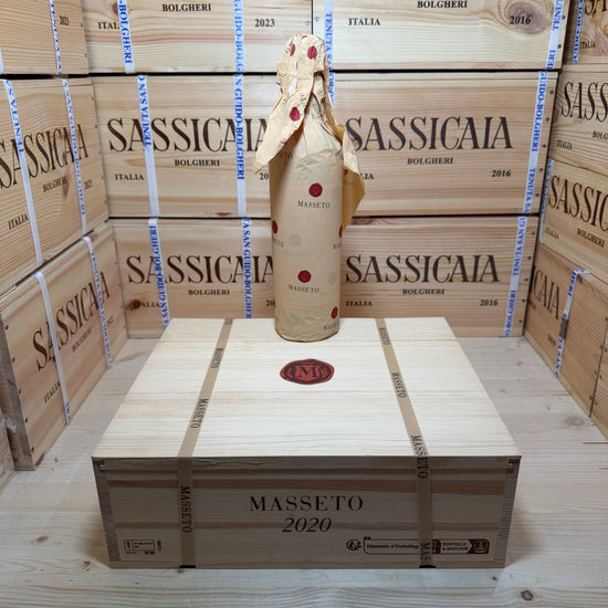 Masseto 2020 Toscana IGT Tenuta Masseto - Cassa Legno 3 Bottiglie Release 2026