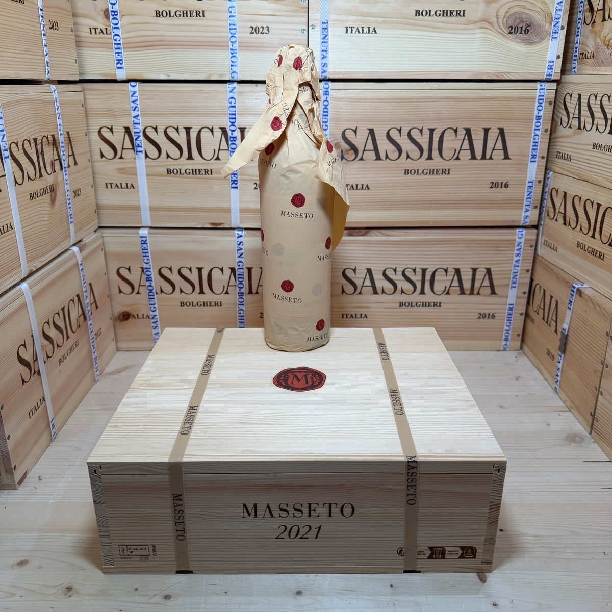 Masseto 2021 Toscana IGT Tenuta Masseto - Cassa Legno 3 Bottiglie Release 2026