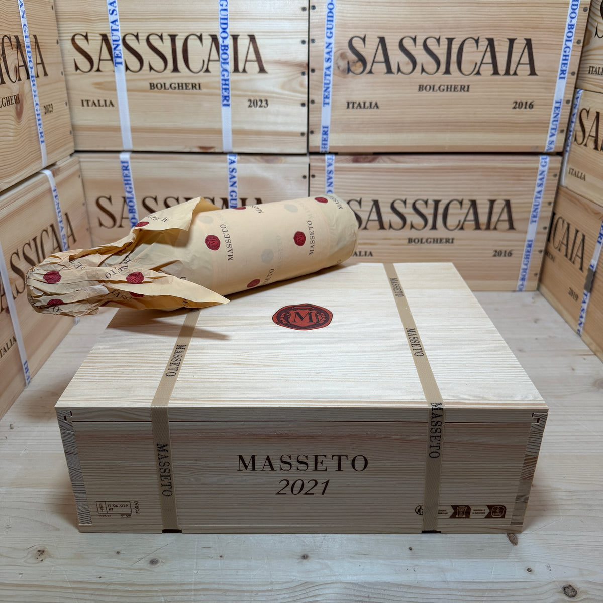 Masseto 2021 Toscana IGT Tenuta Masseto - Cassa Legno 3 Bottiglie Release 2026