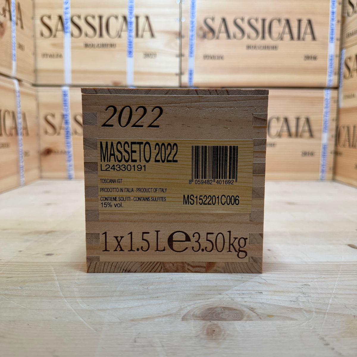 Masseto 2022 Magnum Toscana IGT Tenuta Masseto - in Cassa Legno Release 2026