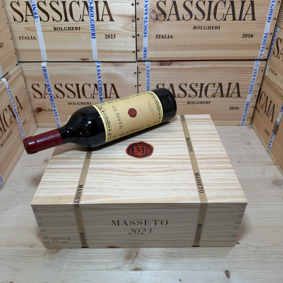 Masseto 2023 Toscana IGT Tenuta Masseto - Cassa Legno 3 Bottiglie