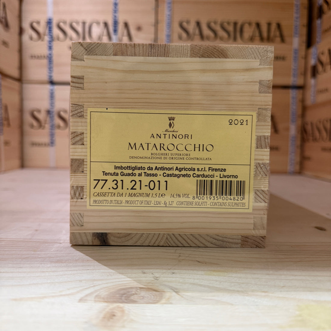 Matarocchio 2021 Magnum Tenuta Guado Al Tasso Marchesi Antinori - in Cassa Legno