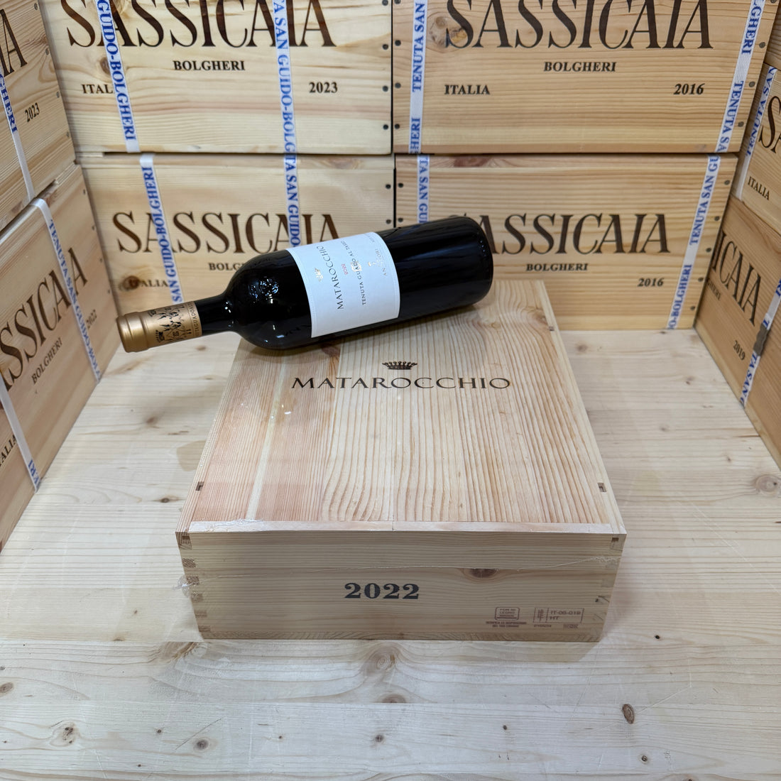 Matarocchio 2022 Tenuta Guado Al Tasso Marchesi Antinori - Cassa Legno 3 Bottiglie
