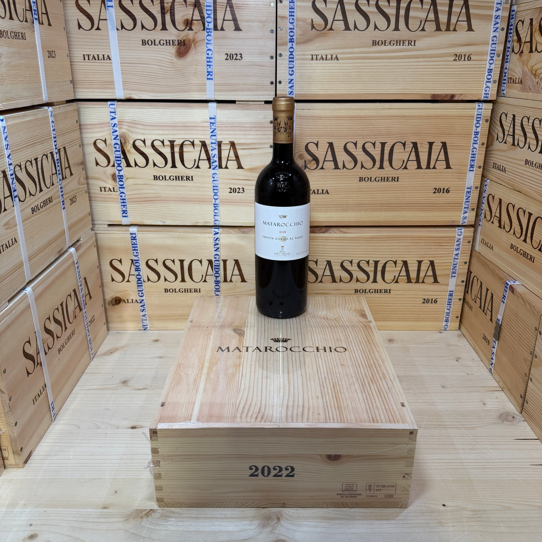 Matarocchio 2022 Tenuta Guado Al Tasso Marchesi Antinori - Cassa Legno 3 Bottiglie