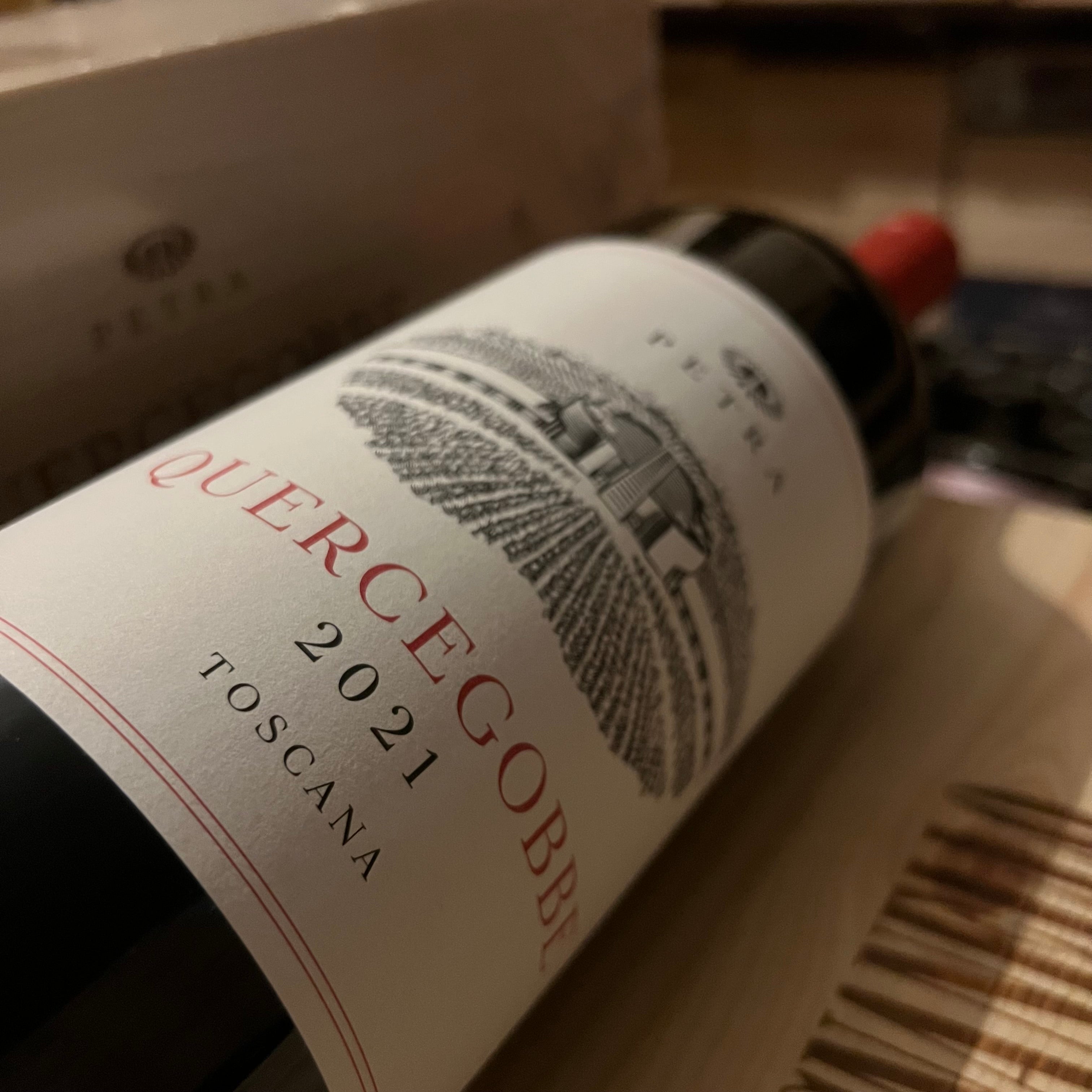 Merlot Quercegobbe Petra 2021 Magnum in Cassa Legno