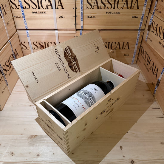 Merlot Quercegobbe Petra 2023 Magnum in Cassa Legno