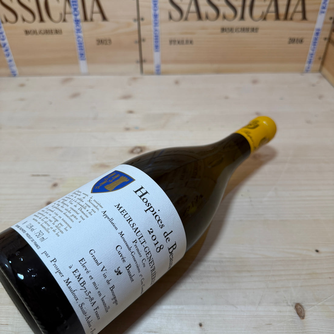 Meursault-Genevrieres 2018 1er Cru Hospices de Beaune Prosper Maufoux